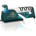 Professional Electric Knife Sharpener with 100% Diamond Abrasives & Precision Angle Guides, 3-Speed Variable 4-Stage Open Touch-Screen Knife Sharpener for Straight, Serrated Edges, Scissors & Axes