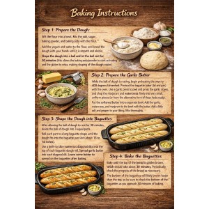 Demi Baguette Pan with Lid for French Bread – 3 Slot Blue Bread Baker Tray – Ceramic Baguette Mold for Sub Rolls, Hoagie, Italian Loaf – Easy-Lift Handle & Vented Crisp Crust Baking