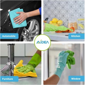 AIDEA Microfiber Cleaning Cloth, 20PK, Soft Absorbent Rags, Microfiber Towels for Cars, Kitchen Towels, Dusting Cloth for Home, Window, Cleaning Supplies, 12