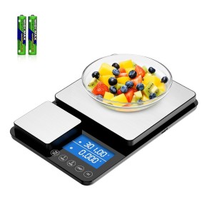 0.001oz/33lb Dual Platform Kitchen Scale...