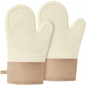 Silicone Oven Mitts，Heat Resistant up ...
