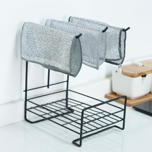 10 Pack Extra Large Non Scratch Wire Dishcloths, 30x30cm Double-Layer Silver Thread Kitchen Cleaning Rags, Dual-Sided Wet & Dry Reusable Steel Wire Dish Cloths for Cookware, Sinks, Stovetops