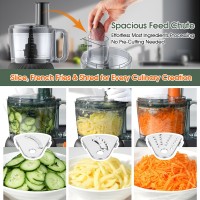 Food Processor and Blender Combo, 88 oz Food Chopper for Meat, Vegetable and Dough, 70 oz 700W Glass Jar Blender with 2 Speeds and Pulse for Smoothie, Nutrient Extractions, and More