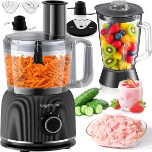 Food Processor and Blender Combo, 88 oz ...