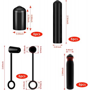 24 Pack Bottle Pourers Dust Covers Olive Oil Bottle Dispenser Rubber Caps for Liquor Pour Spout Flow Pourers Liquor Bottle Pourer Bottle Spout Liquor Pourer with Tapered Spout Alcohol Syrup