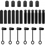 24 Pack Bottle Pourers Dust Covers Olive Oil Bottle Dispenser Rubber Caps for Liquor Pour Spout Flow Pourers Liquor Bottle Pourer Bottle Spout Liquor Pourer with Tapered Spout Alcohol Syrup