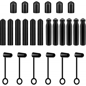 24 Pack Bottle Pourers Dust Covers Olive...