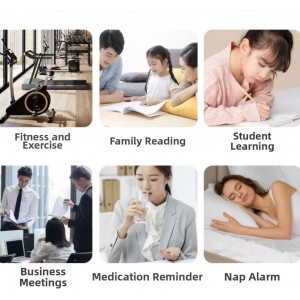 Mechanical Kitchen Timer with Magnetic Back, Visual Time Management Timer for Cooking, Baking, Classroom and Home Use