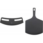 ZWILLING BBQ+ 2-pc Plant Fiber Pizza Peel and Cutter Set - Slate