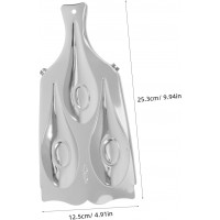 Healifty Cavity Stainless Steel Spoon Rest Holder for Kitchen Utensils Stable Ladle and Spoon Holder with Tray Sleek Utensil Rest for Stove Top Counter and Camping Use