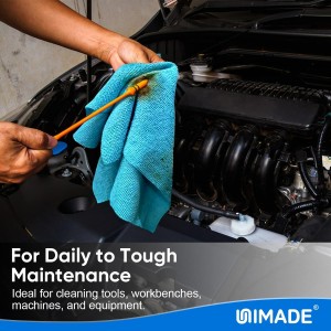 Microfiber Cleaning Cloth, 20 Pack Reusable Microfiber Towels for Cars Lint Free Cleaning Shop Towel Rags for Home Kitchen Automotive Bar Mechanic Restaurant Garage, 11.5