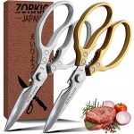 Kitchen Scissors for Food, Multi-All Purpose Japan Kitchen Shears, Heavy Duty Poultry Shear Dishwasher Safe Chicken Scissor, Seafood Shears, Meat Scissors Gifts for Men Women