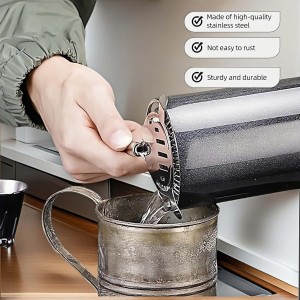 Professional Strainer for Bartender - Fine Mesh Cocktail Strainer with Detachable Spring, Leak Proof, Fits Shaker Tins & Pint Glasses, Professional 304 Stainless Steel, Dishwasher Safe Bar Tool