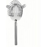 Professional Strainer for Bartender - Fine Mesh Cocktail Strainer with Detachable Spring, Leak Proof, Fits Shaker Tins & Pint Glasses, Professional 304 Stainless Steel, Dishwasher Safe Bar Tool