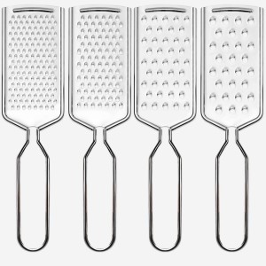 4 PCS Cheese Grater,Stainless Steel Chee...