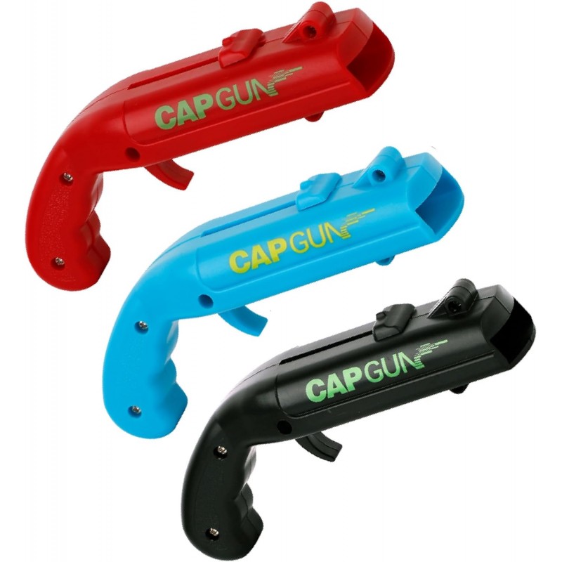 Cap Gun Bottle Opener Gag Gifts Beer Bottle Opener Fun Practical Tool For Beer Enthusiasts Suitable For Camping Festivals College Gatherings Pool Parties (1, Red,Blue,Black)