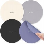 NIHOME Silicone Jar Opener – 6 Inch Large Anti-Slip Grip Pads, Premium 100% Food-Grade Silicone, Stylish Designer Colors, Multi-Purpose Heat-Resistant Mat & Coaster, Set of 4