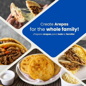 Molde para Arepas Rodillo Incluido (with Rolling Pin) – 3 Sizes (5.9