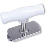 Adjustable Stainless Steel Jar Opener for Seniors, Heavy Duty Jar Lid Opener, Manual Gripper for Weak Hands, Multi-Size Lid & Bottle Opener