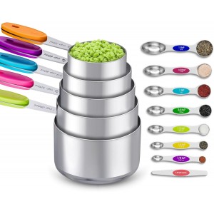13-Piece Measuring Cups and Magnetic Spo...
