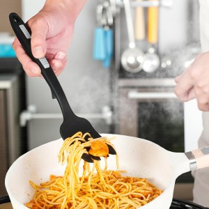 Silicone Forks for Cooking – 2 Pack Heat Resistant Flexible Silicone Cooking Fork for Kitchen, Nonstick, Multipurpose Stirring and Mixing Forks, Dishwasher Safe | Baking, Serving, Mixing Made Easy