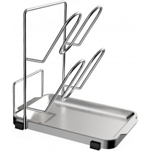 YQh pot lid holder,Two-compartment Stain...