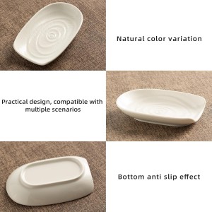 Ceramic Spoon Rest for Kitchen Counter 5.1 Inch Porcelain Utensil Rest Farmhouse Cooking and Coffee Spoon Rest for Stove Top (white)