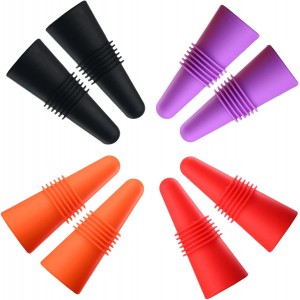 Miicol 8 Pack Silicone Wine Stoppers, Re...