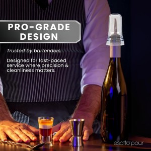 Pour Spout Covers Translucent Liquor Pourer Covers Universal Bottle Pour Dispenser Liquor Bottle Covers Liquor Bottle Covers Bottle Cover Dust for Home Kitchen Tools Supplies (24 Pack)