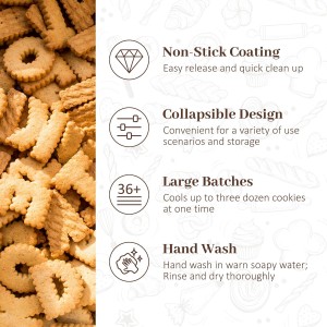 Pleafind 4 Tier Collapsible Cooling Rack - 3 Setting Design, Adjustable ＆ Stackable Baking Rack, 5 Modes Cooling Racks for Cooking and Baking, Roasting ＆ Grilling Gifts for Picnic Party