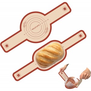 Silicone Bread Sling, 2PCS Non-Stick Ova...