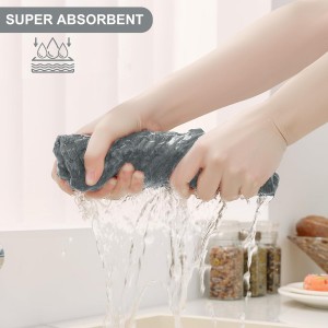 Homaxy 100% Cotton Terry Kitchen Towels(15