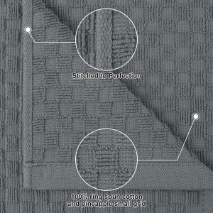 Homaxy 100% Cotton Terry Kitchen Towels(15