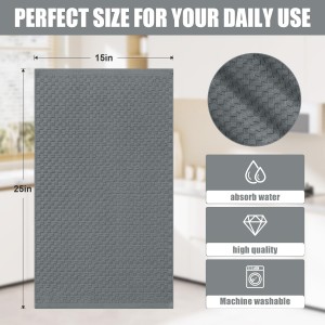 Homaxy 100% Cotton Terry Kitchen Towels(15