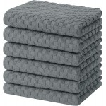 Homaxy 100% Cotton Terry Kitchen Towels(15