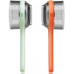 2Pcs Multifunctional peeler with storage box, Vegetable peelers for kitchen, Stainless steel double sided storage peeler for kitchen use, Fruit peeler, Safe and efficient peeling