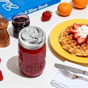 Palksky Mason Jar Drinking Lids,Stainless Steel Wide Mouth Mason Jar Sip Lid accessories,Anticracking Leak Proof Seal Flip Cap Cover Airtight Accessories for Drink,2Pack