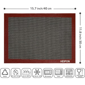 Perforated Baking Mat,2 PCS,15.7