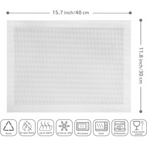 Perforated Baking Mat,2 PCS,15.7