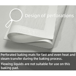Perforated Baking Mat,2 PCS,15.7