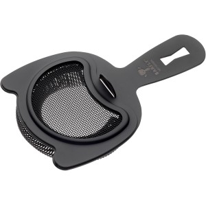 Barfly Fine Mesh Spring Strainer, Matte Black