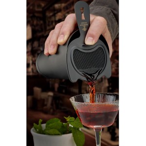 Barfly Fine Mesh Spring Strainer, Matte Black