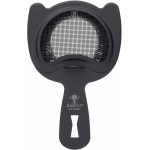 Barfly Fine Mesh Spring Strainer, Matte Black