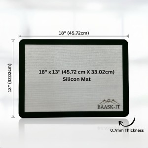 Silicone Baking Mats Set – 3 Pcs, Non-Stick Reusable, Parchment-Free Oven liners (18