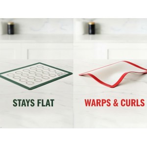 Silicone Baking Mats Set – 3 Pcs, Non-Stick Reusable, Parchment-Free Oven liners (18