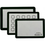 Silicone Baking Mats Set – 3 Pcs, Non-Stick Reusable, Parchment-Free Oven liners (18