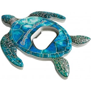 Beer Bottle Opener Souvenir Turtle Refrigerator Sticker Creative with Magnetic Adsorption Strong Bottle Opening Tool