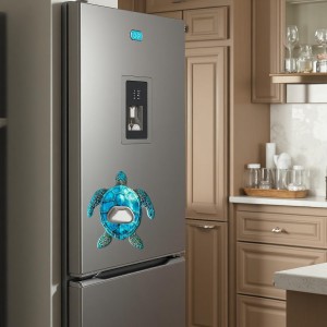Beer Bottle Opener Souvenir Turtle Refrigerator Sticker Creative with Magnetic Adsorption Strong Bottle Opening Tool