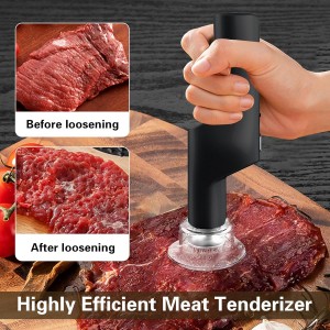 Electric Meat Tenderizer, Handheld Cordless Electric Heavy Duty Meat Tenderizer Hammer, 37 Stainless Steel Sharp Needles Kitchen Tenderizer for Steak, Beef, Chicken Chops, Pork Chops