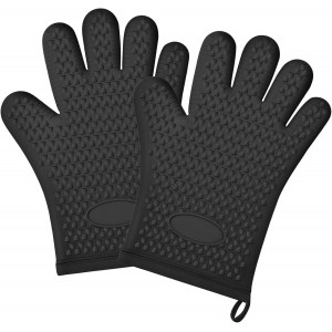 2Pack Heat Resistant Oven Mitts & Silico...